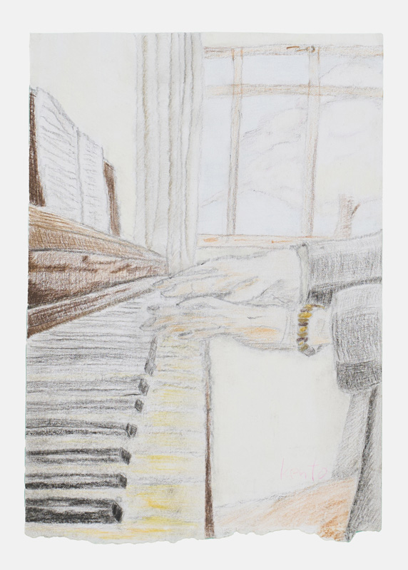 多目的室の自画像